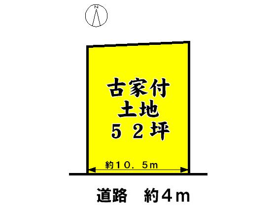Compartment figure. Land price 9.9 million yen, Land area 172.66 sq m