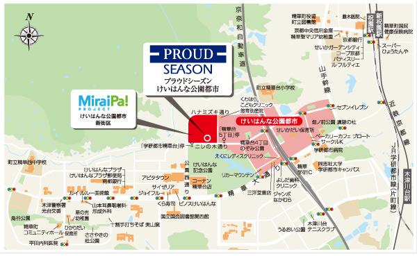 Local guide map. (Local guide map)