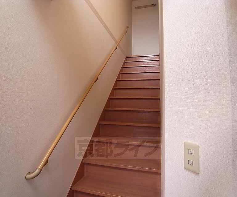 Other room space. It is a staircase up to the room.