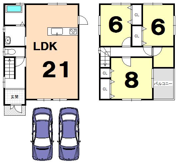 Building plan example (floor plan). Building plan example ( Issue land) Building Price      Ten thousand yen, Building area    sq m