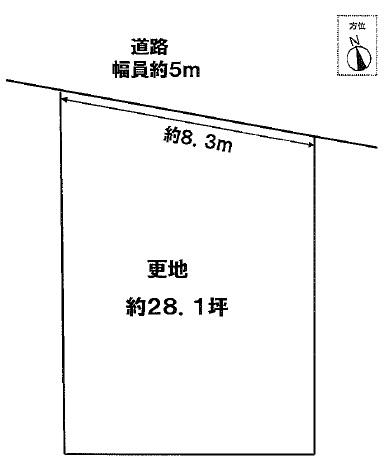 Compartment figure. Land price 12 million yen, Land area 93.14 sq m