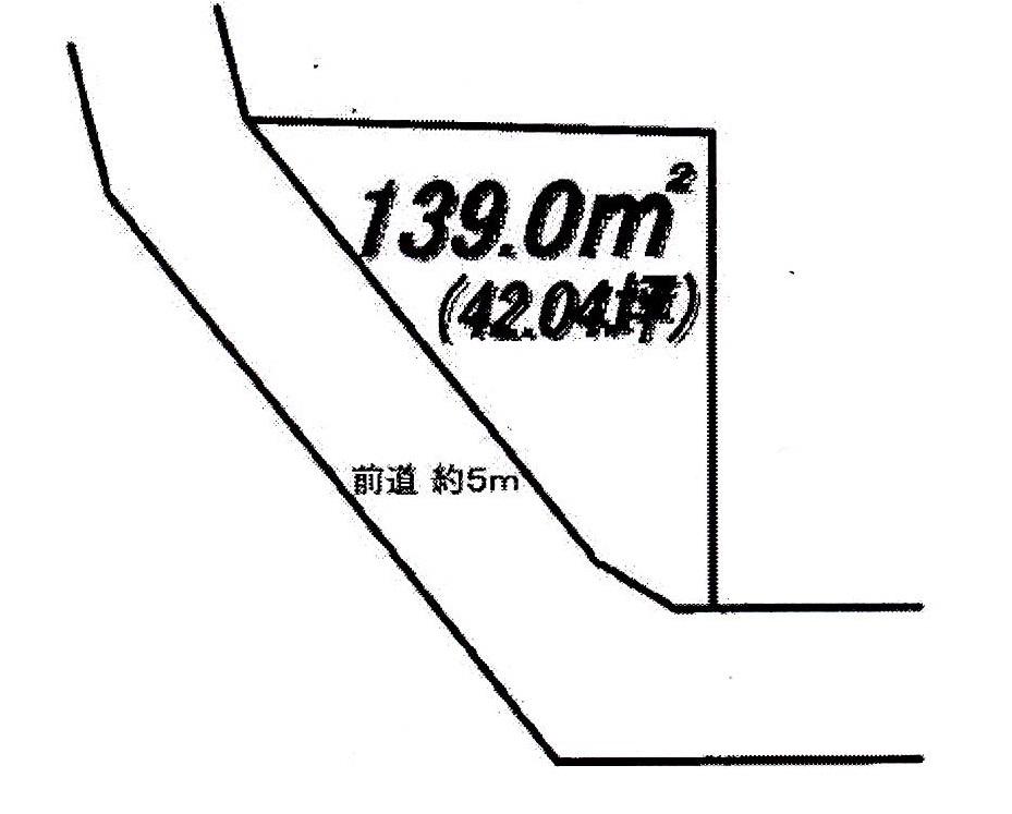 Compartment figure. Land price 21.5 million yen, Land area 139 sq m