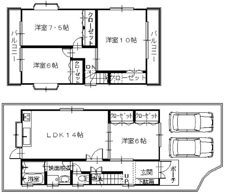 Floor plan. 23,980,000 yen, 4LDK, Land area 100.03 sq m , Building area 102.06 sq m