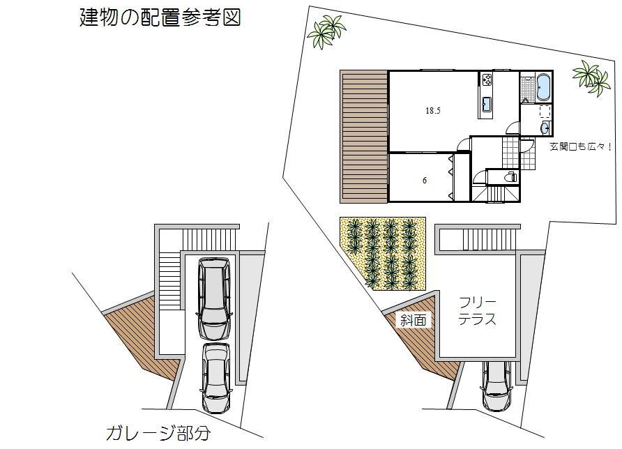 Compartment figure. Land price 17.8 million yen, Since the land area 299.17 sq m land is also 90 square meters, It is arranged building there is so much room!