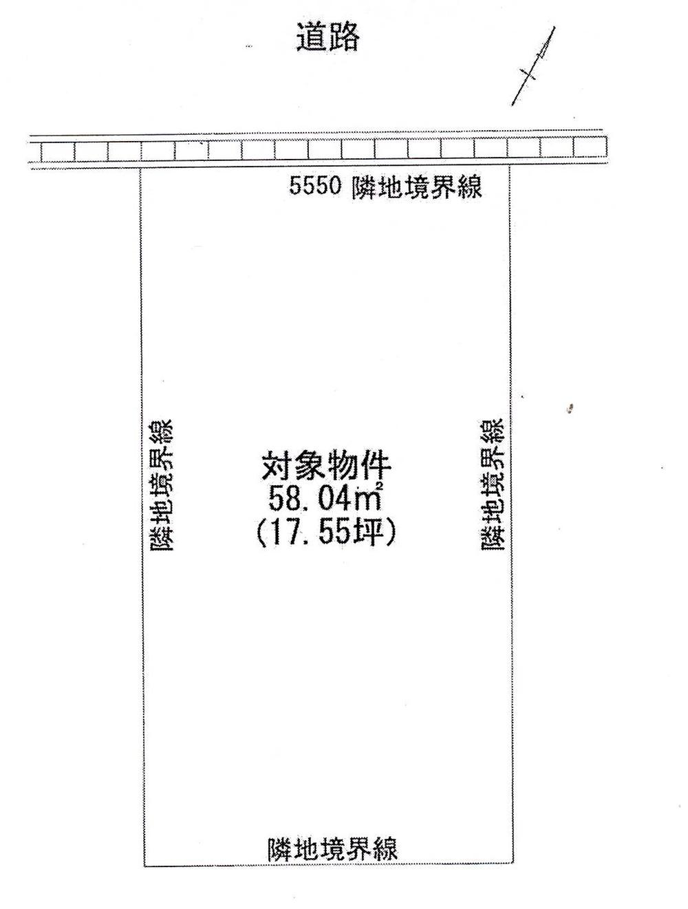 Compartment figure. Land price 9 million yen, Land area 58.08 sq m