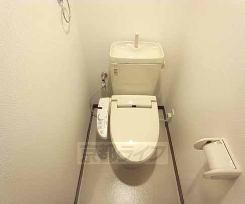 Toilet. Toilet is with a bidet.