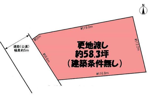 Compartment figure. Land price 21,800,000 yen, Land area 192.95 sq m