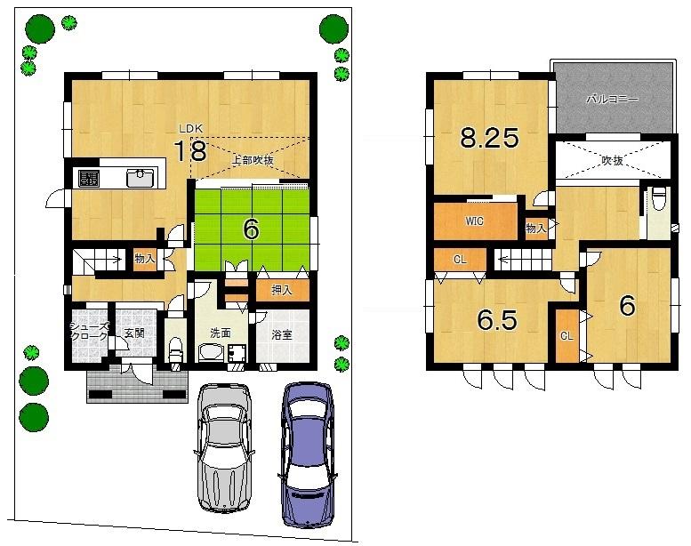 Floor plan. 44,800,000 yen, 4LDK, Land area 163.31 sq m , Building area 113.72 sq m