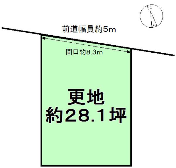 Compartment figure. Land price 12 million yen, Land area 93.14 sq m