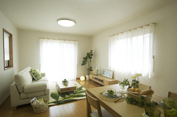 Same specifications photos (living).  ◆ (Another site) the same specification ◆  Day reserved in all rooms two sides lighting