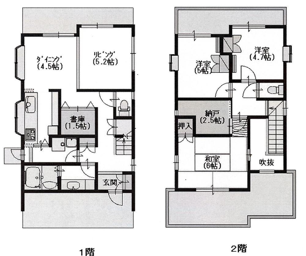 Floor plan. 23.8 million yen, 4DK + S (storeroom), Land area 121.14 sq m , Building area 100.8 sq m