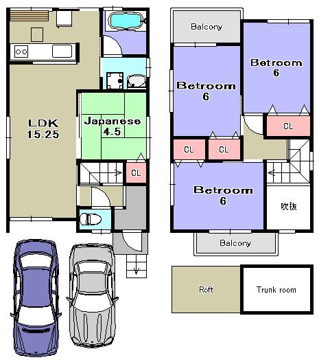 Rendering (introspection). Floor Plan (No. 1 point)