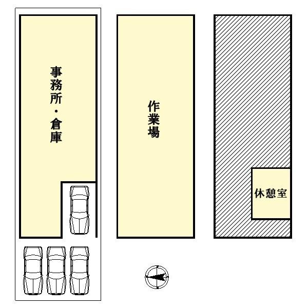 Floor plan. 63 million yen, 3K, Land area 330.47 sq m , Building area 548.54 sq m