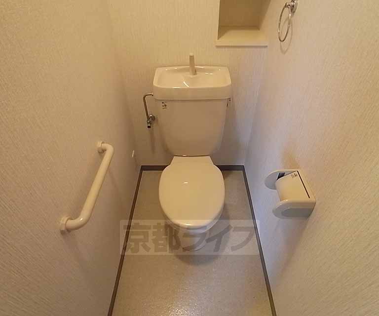 Toilet. It is a toilet with a clean.