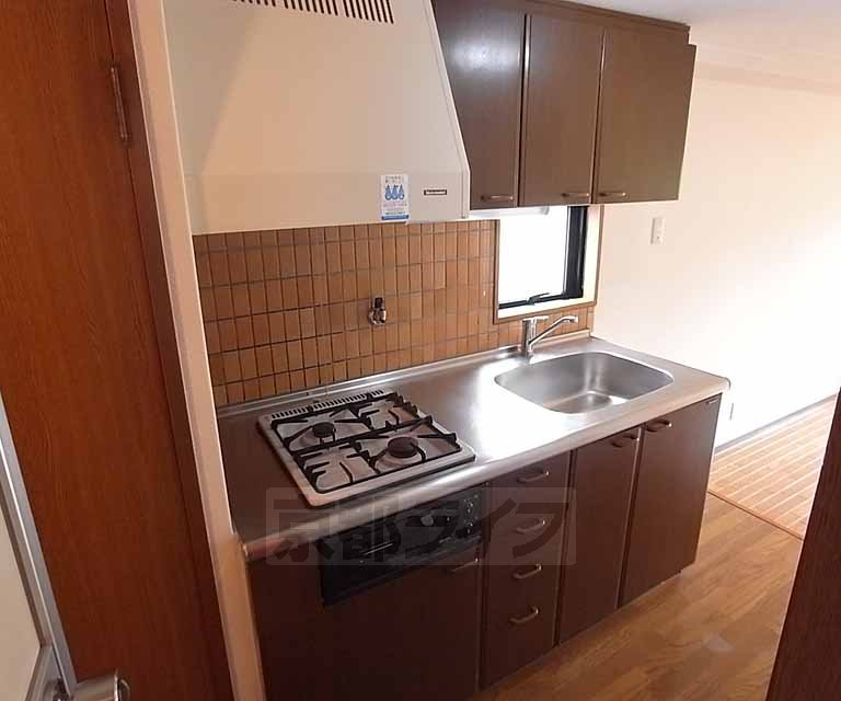 Kitchen. Two-burner stove is of system Kitchen.