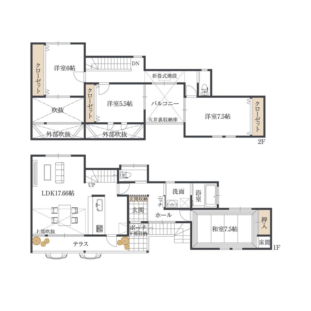 Floor plan. (No. 15 locations), Price 46,800,000 yen, 4LDK, Land area 198.86 sq m , Building area 151.62 sq m