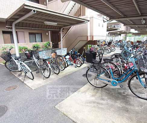 Other common areas. Is a bicycle parking lot.