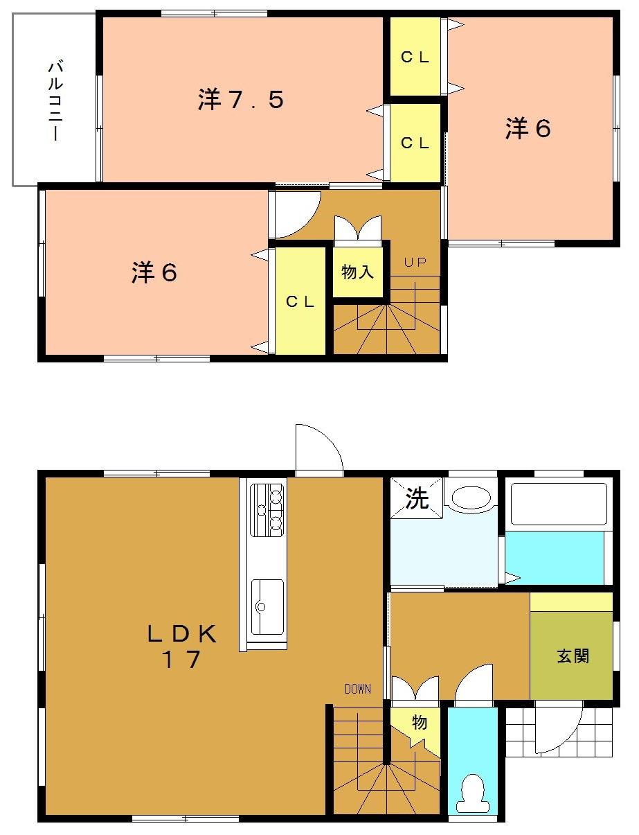 Building plan example (floor plan). Building plan example (No. 1 place) Building Price      13.5 million yen, Building area 86.67 sq m