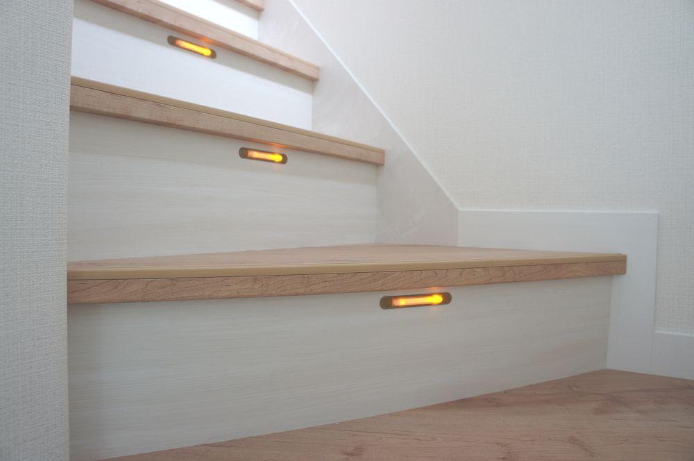 Other. Stairs will illuminate the feet automatically becomes darker by the sensor. 