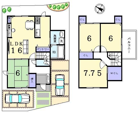 Floor plan. 35,300,000 yen, 4LDK, Land area 101.59 sq m , Building area 91.92 sq m floor plan can be changed It is free design. 