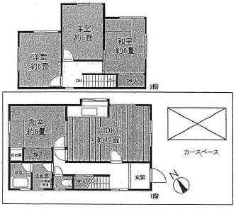 Floor plan. 14 million yen, 4LDK, Land area 106.24 sq m , Building area 86.94 sq m
