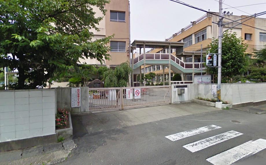 Primary school. Nishiogura until elementary school 1161m  