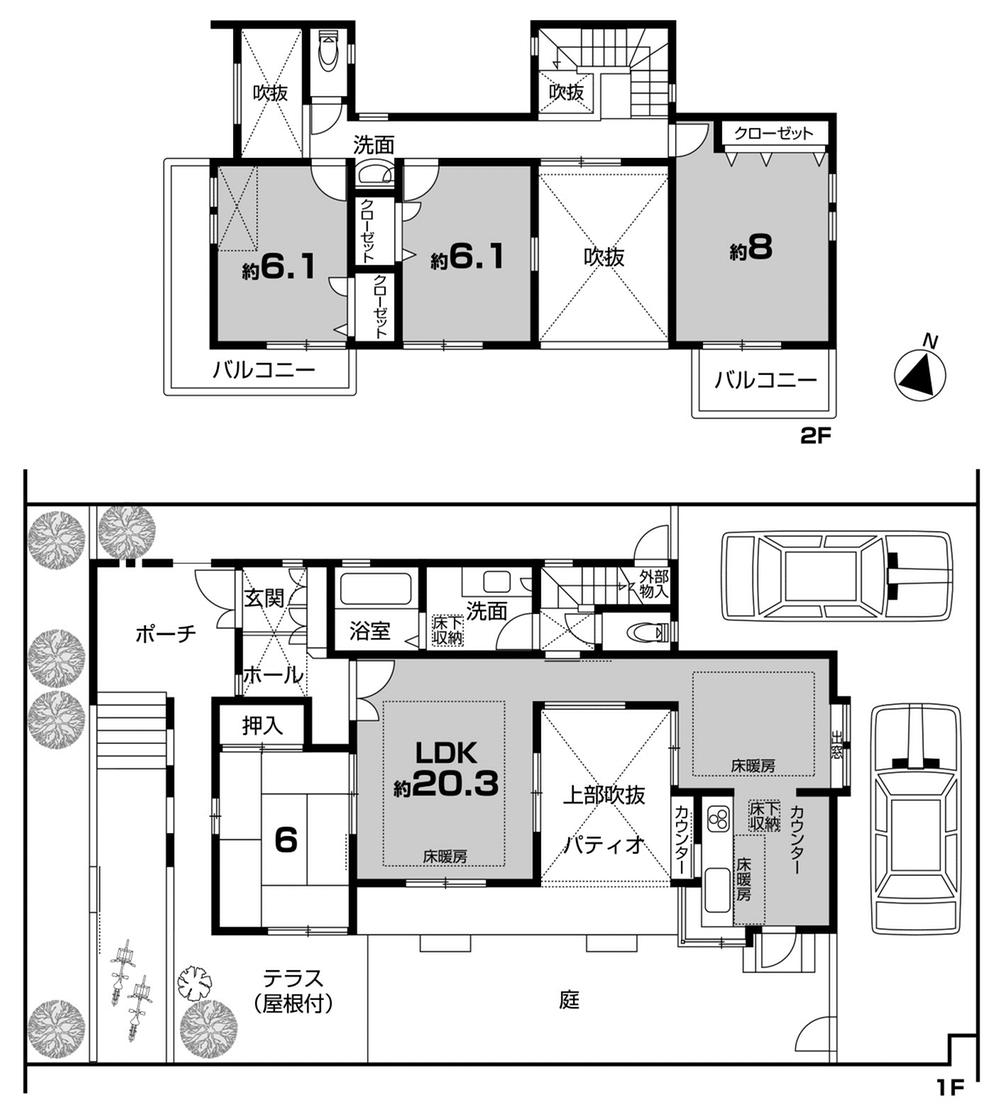Floor plan. 41,800,000 yen, 4LDK, Land area 210.93 sq m , Building area 115.5 sq m
