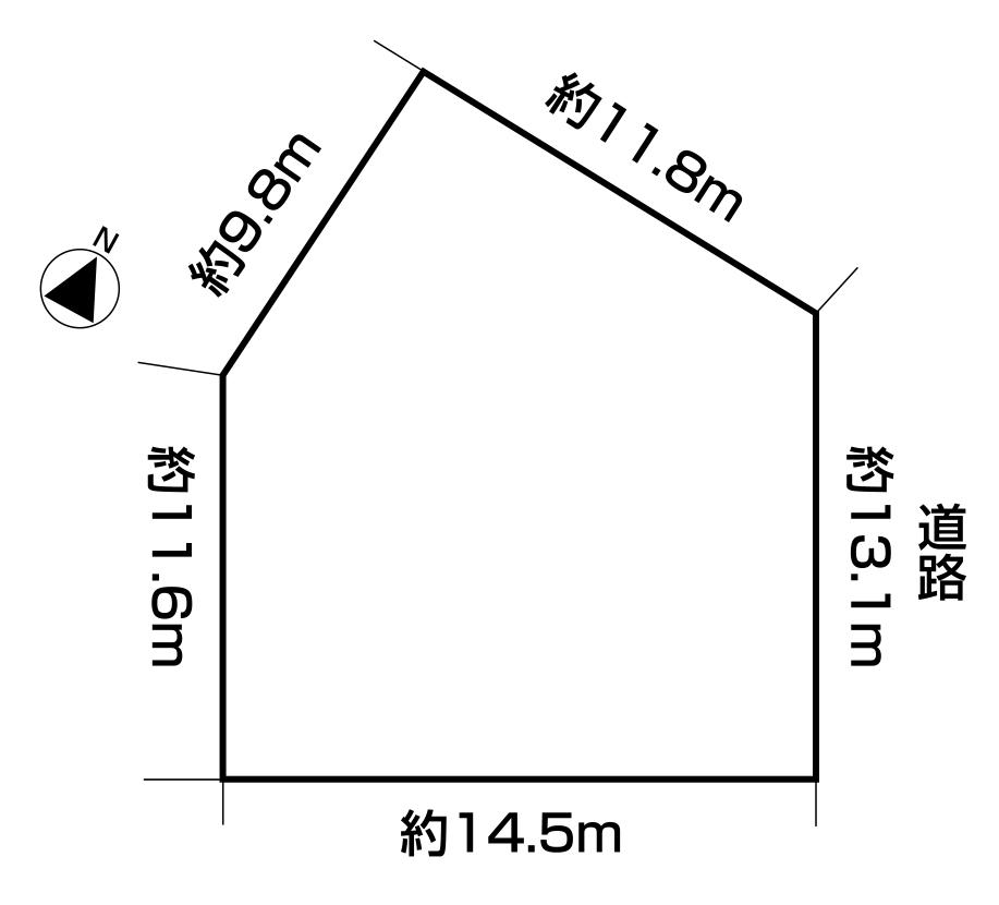 Compartment figure. Land price 31.7 million yen, Land area 238.73 sq m