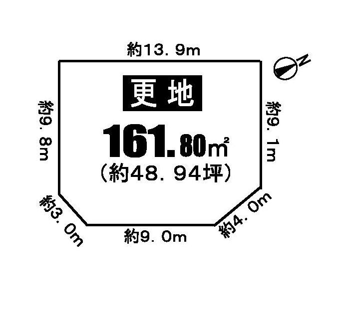 Compartment figure. Land price 29,850,000 yen, Land area 161.8 sq m