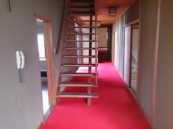 Other introspection. Followed by a long corridor. Strip stairs is very fashionable. 