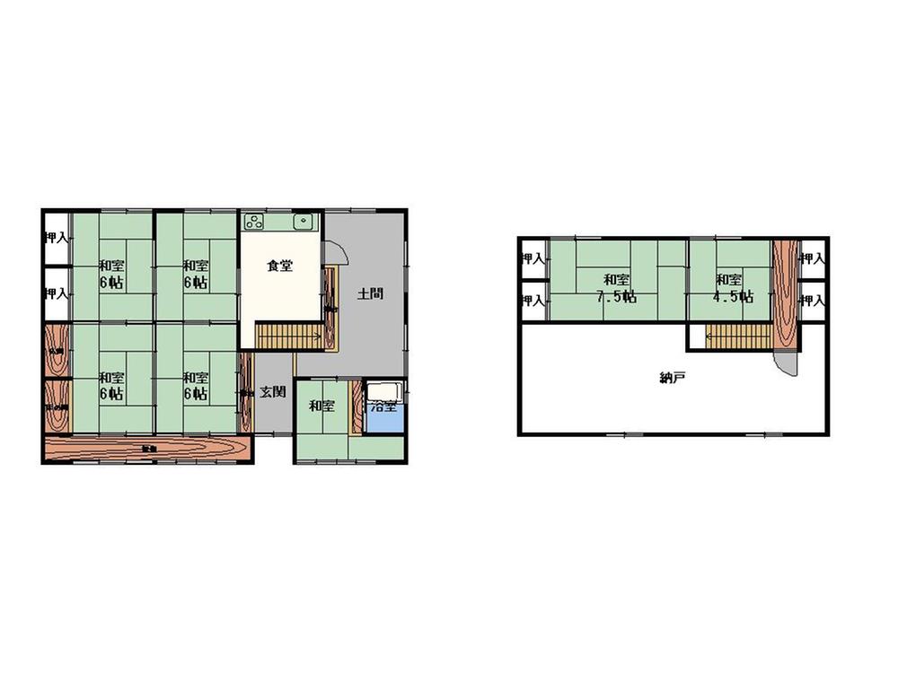 Floor plan. 12 million yen, 7LDK, Land area 760.33 sq m , Building area 140 sq m