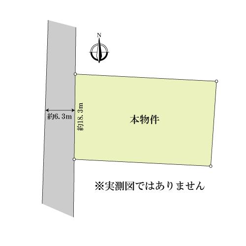 Compartment figure. Land price 29,800,000 yen, Land area 589.84 sq m