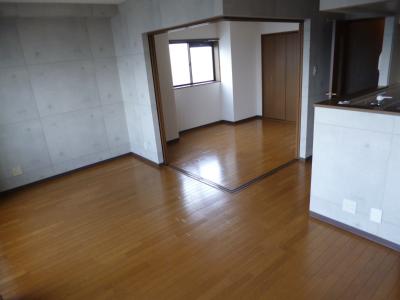 Living and room. Flooring