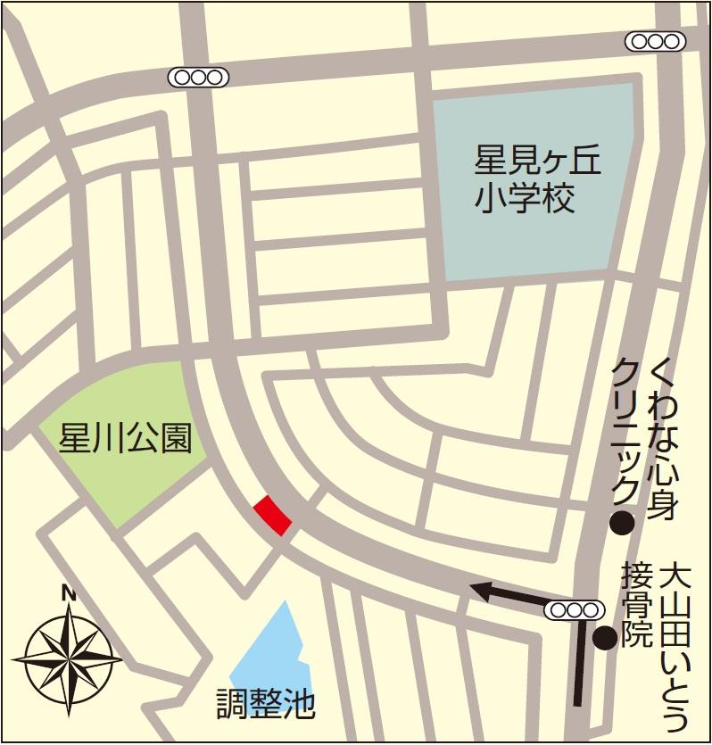 Local guide map. Detailed map