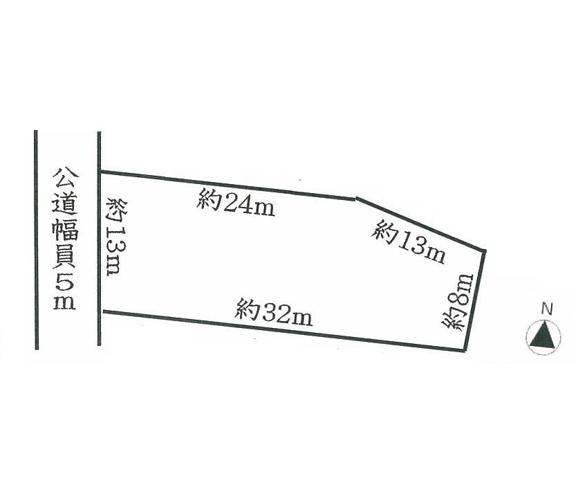 Compartment figure. Land price 19,800,000 yen, Land area 408 sq m