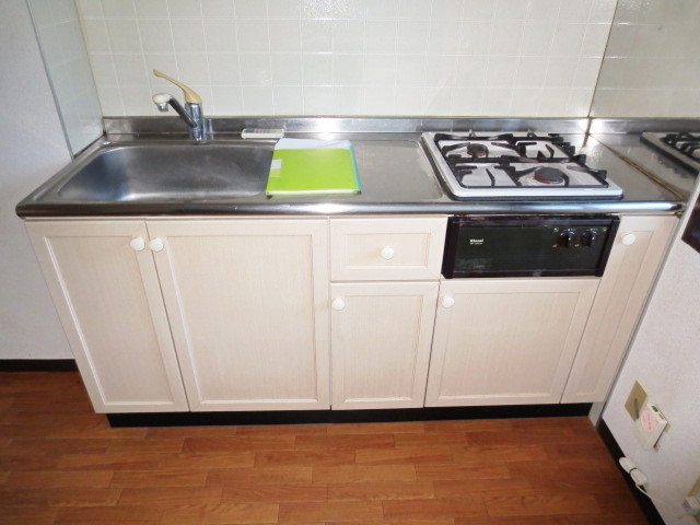 Kitchen. Sink (with 2 lot gas stoves)