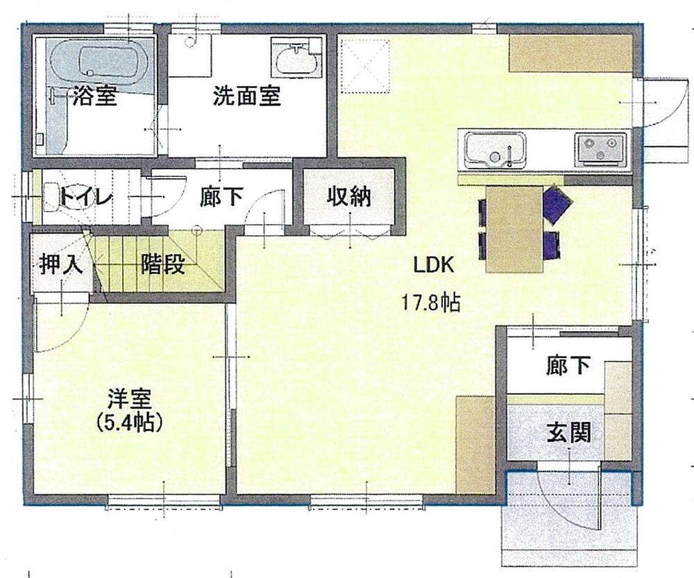 Floor plan. 26 million yen, 4LDK, Land area 201.55 sq m , Building area 113 sq m