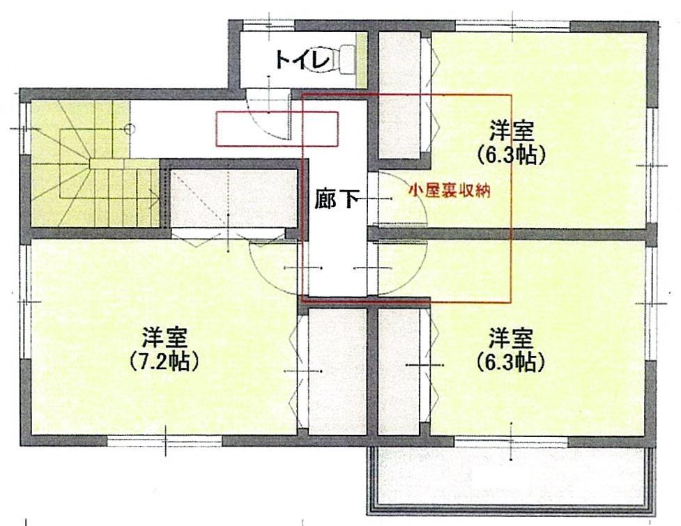 Floor plan. 26 million yen, 4LDK, Land area 201.55 sq m , Building area 113 sq m