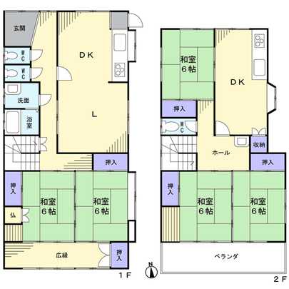 Floor plan. Mie Prefecture Kuwana Oaza east