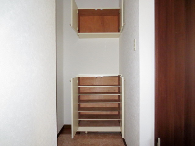 Entrance. Shoe box