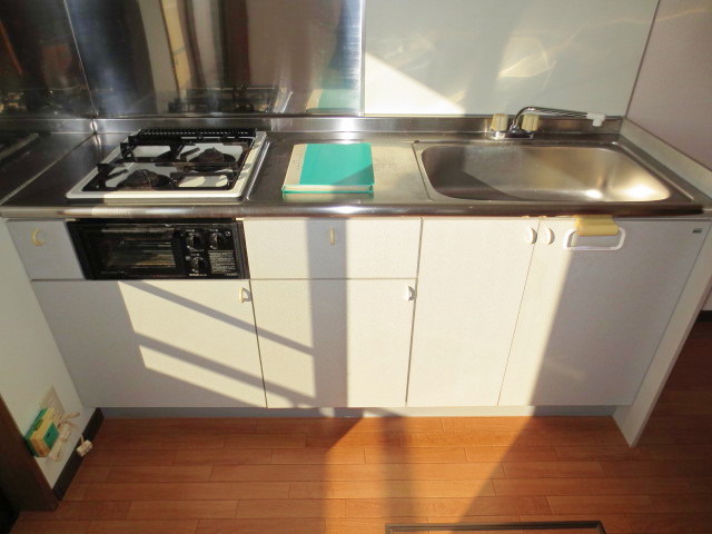 Kitchen. Sink (with 2 lot gas stoves)