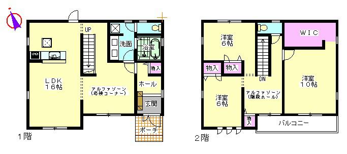 Floor plan. 23.8 million yen, 4LDK, Land area 207.29 sq m , Building area 122.54 sq m