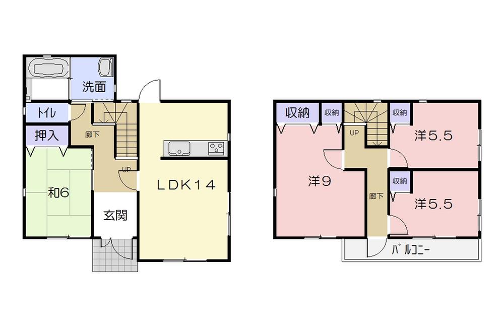 Floor plan. 21.9 million yen, 4LDK, Land area 242.36 sq m , Building area 99.37 sq m
