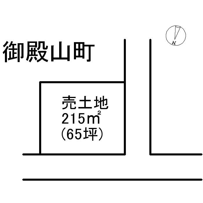 Compartment figure. Land price 9 million yen, Land area 215.96 sq m