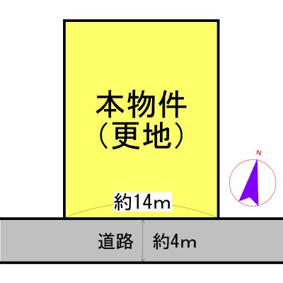 Compartment figure. Land price 8.66 million yen, Land area 223.86 sq m