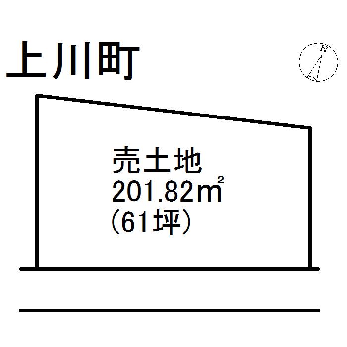 Compartment figure. Land price 5.4 million yen, Land area 201.82 sq m