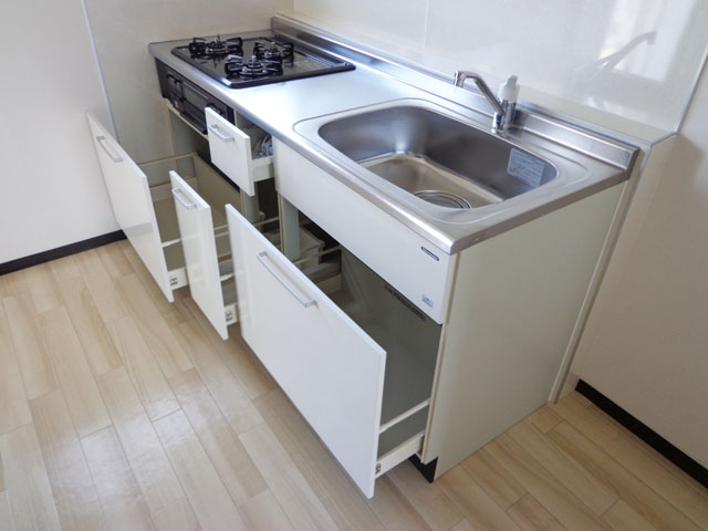 Kitchen. Pull-out storage