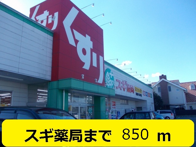 Dorakkusutoa. 850m until cedar pharmacy (drugstore)