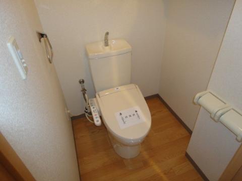 Toilet. Toilet with shower