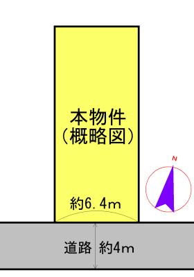 Compartment figure. Land price 3.5 million yen, Land area 103 sq m